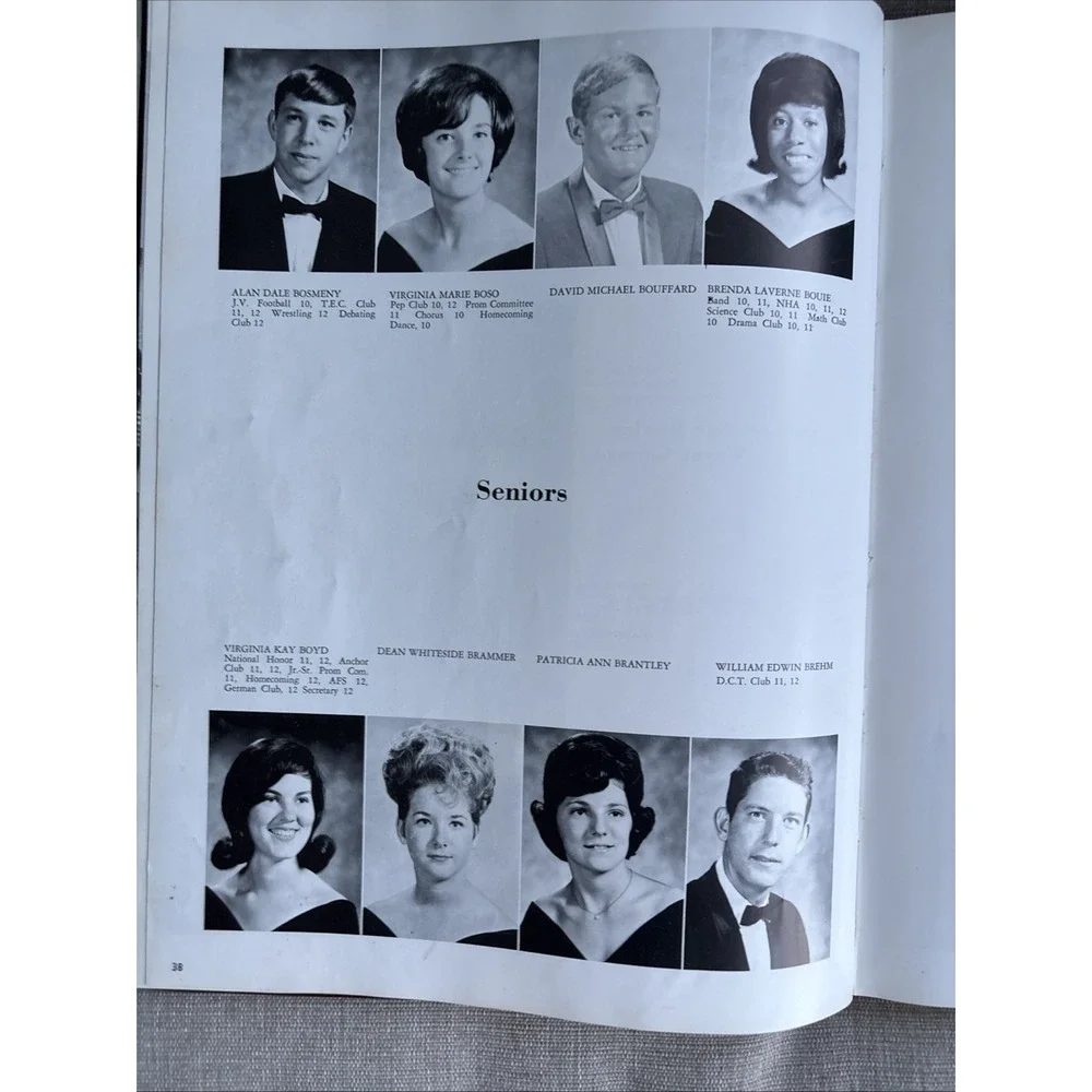 1967 TITUSVILLE Terriers Florida HIGH SCHOOL YEARBOOK Vintage Rare Space Coast